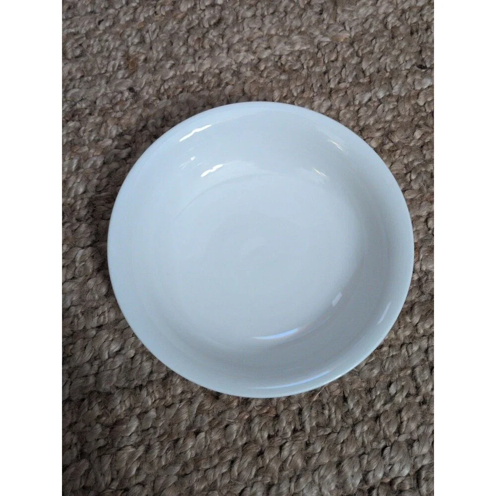 Pottery Barn China PB White Cereal Bowl 8.5 Inches Set Of 2 NWOT